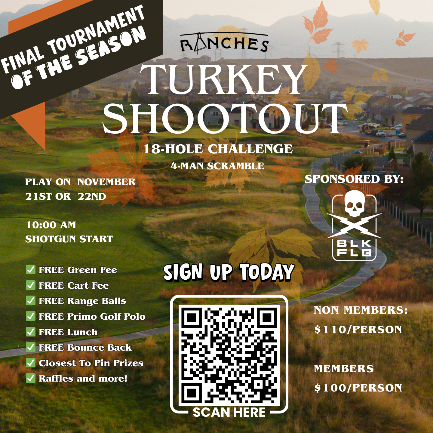 Turkey Shootout Tournamet Harvest Cup Tournament